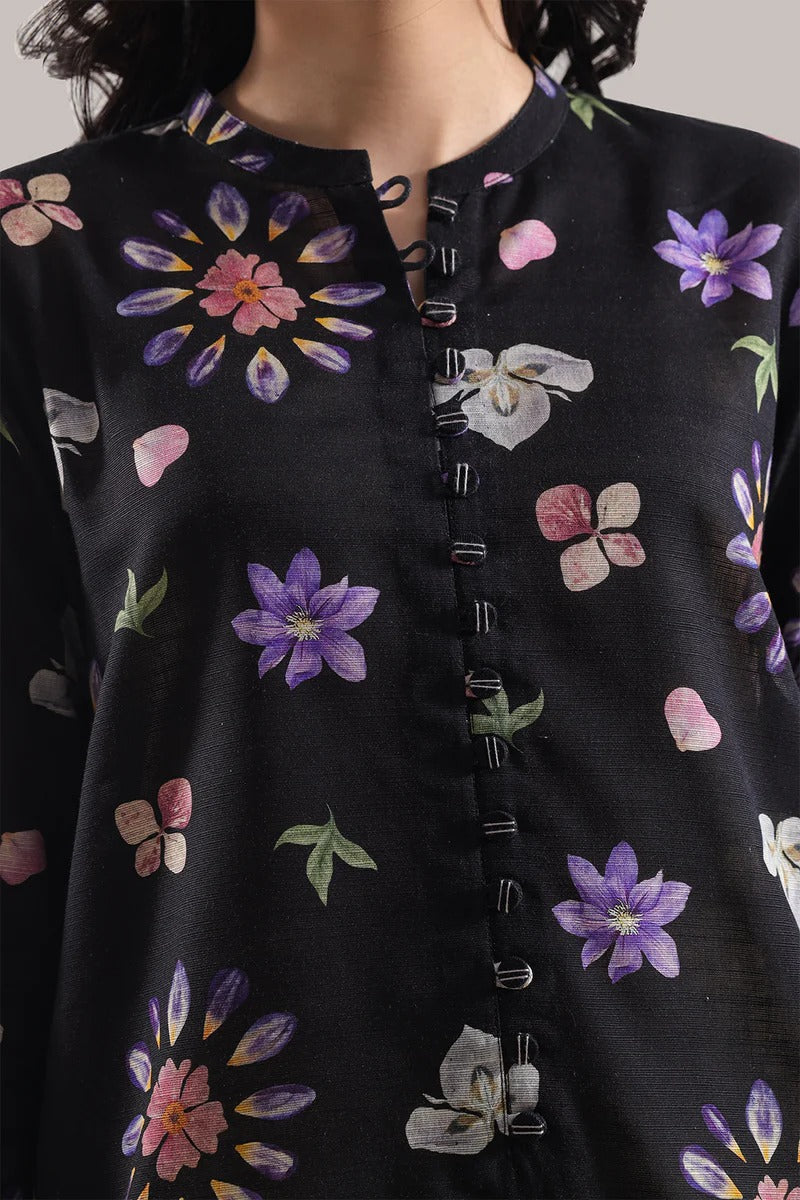 Unstitched Printed Lawn 3 Piece