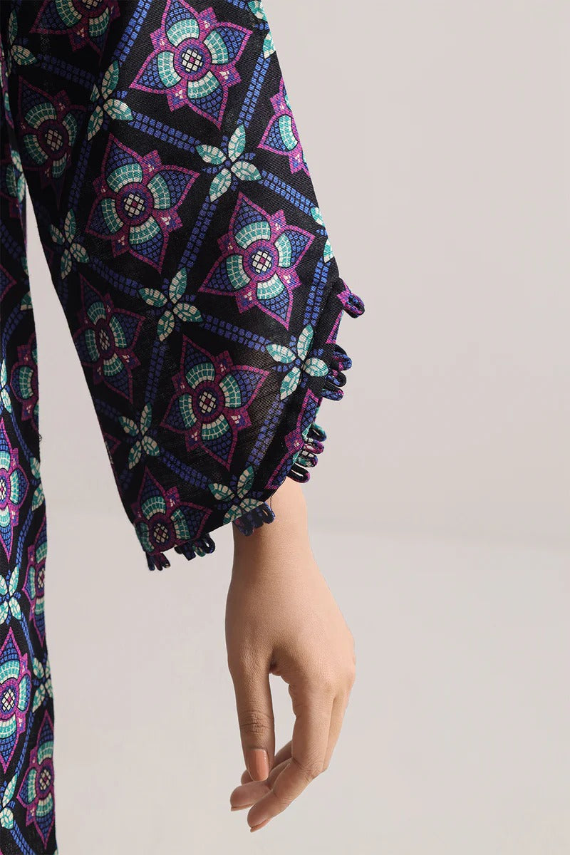 Unstitched Printed Lawn 3 Piece