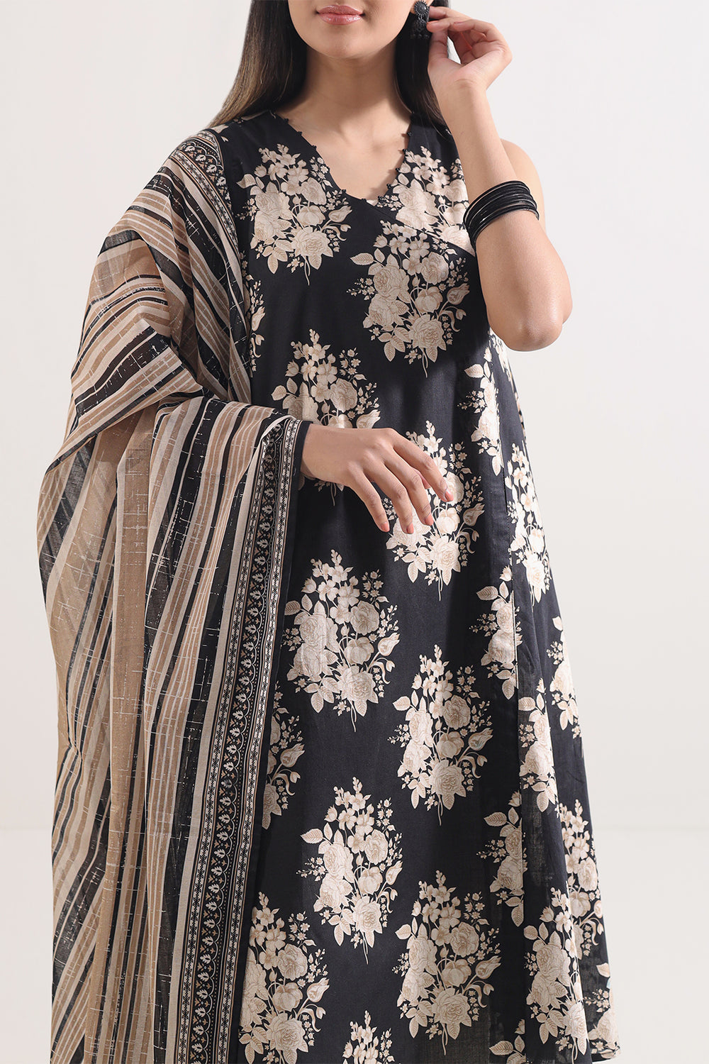 Unstitched Printed Lawn 3 Piece