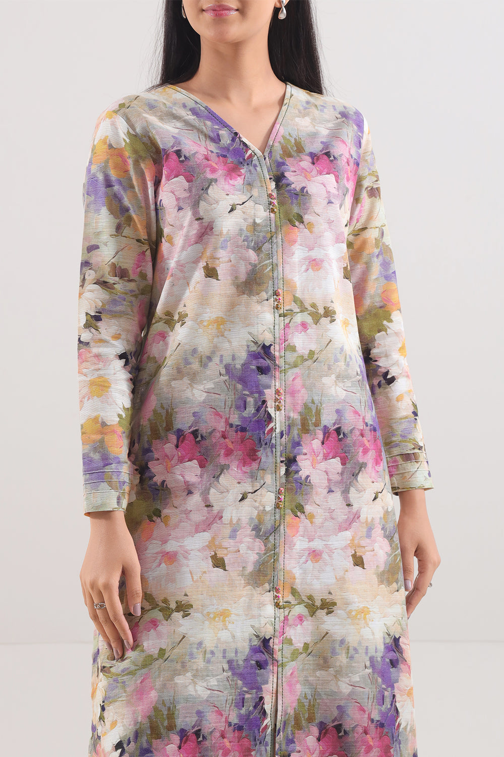 Unstitched Printed Lawn 2 Piece (Shirt/Trouser)