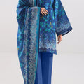 Unstitched Printed Lawn 3 Piece