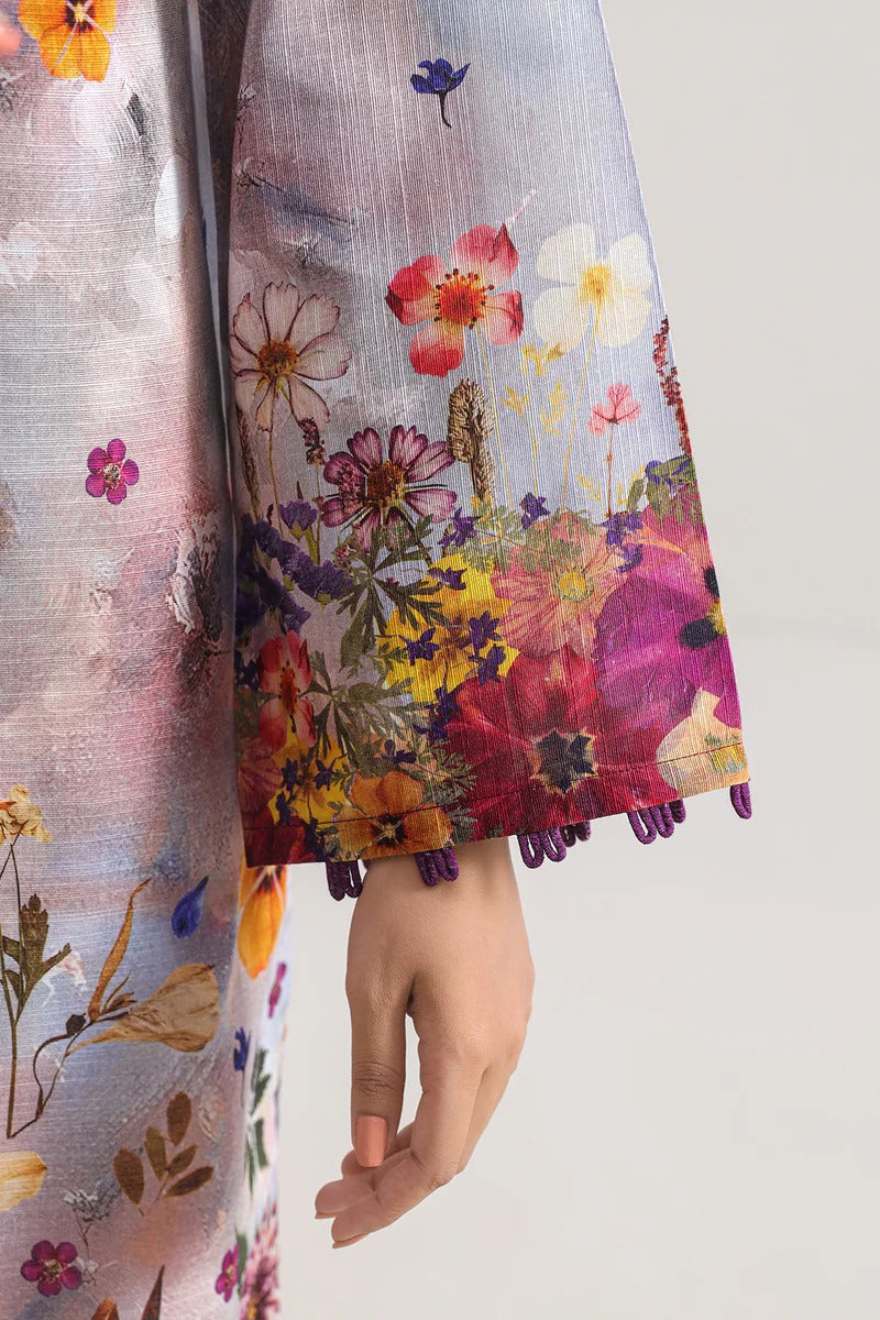 Unstitched Printed Lawn 3 Piece