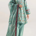 Unstitched Printed Lawn 3 Piece