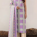 Unstitched Printed Lawn 3 Piece