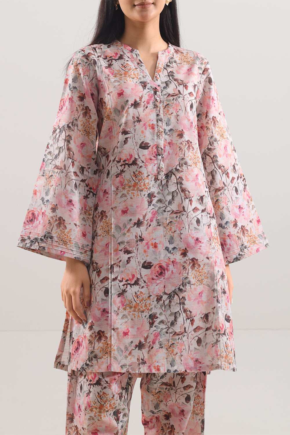 Unstitched Printed Lawn 2 Piece (Shirt/Trouser)