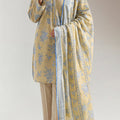 Unstitched Printed Lawn 3 Piece